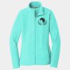 Ladies Heather Microfleece Full Zip Jacket Thumbnail
