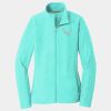 Ladies Heather Microfleece Full Zip Jacket Thumbnail
