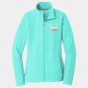 Ladies Heather Microfleece Full Zip Jacket Thumbnail
