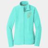 Ladies Heather Microfleece Full Zip Jacket Thumbnail