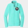 Ladies Heather Microfleece Full Zip Jacket Thumbnail
