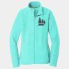 Ladies Heather Microfleece Full Zip Jacket Thumbnail