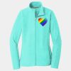 Ladies Heather Microfleece Full Zip Jacket Thumbnail