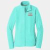 Ladies Heather Microfleece Full Zip Jacket Thumbnail