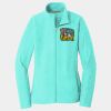 Ladies Heather Microfleece Full Zip Jacket Thumbnail