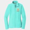 Ladies Heather Microfleece Full Zip Jacket Thumbnail