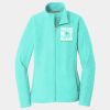 Ladies Heather Microfleece Full Zip Jacket Thumbnail