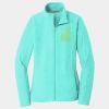 Ladies Heather Microfleece Full Zip Jacket Thumbnail