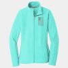 Ladies Heather Microfleece Full Zip Jacket Thumbnail