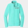 Ladies Heather Microfleece Full Zip Jacket Thumbnail