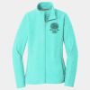 Ladies Heather Microfleece Full Zip Jacket Thumbnail