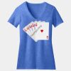 Women's Perfect Blend ® V Neck Tee Thumbnail