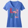 Women's Perfect Blend ® V Neck Tee Thumbnail