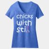 Women's Perfect Blend ® V Neck Tee Thumbnail