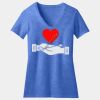 Women's Perfect Blend ® V Neck Tee Thumbnail
