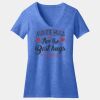 Women's Perfect Blend ® V Neck Tee Thumbnail