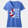 Women's Perfect Blend ® V Neck Tee Thumbnail