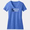 Women's Perfect Blend ® V Neck Tee Thumbnail