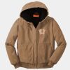 Washed Duck Cloth Insulated Hooded Work Jacket Thumbnail
