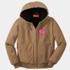 Washed Duck Cloth Insulated Hooded Work Jacket Thumbnail