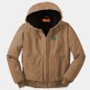 Washed Duck Cloth Insulated Hooded Work Jacket Thumbnail