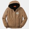 Washed Duck Cloth Insulated Hooded Work Jacket Thumbnail
