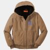 Washed Duck Cloth Insulated Hooded Work Jacket Thumbnail