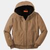 Washed Duck Cloth Insulated Hooded Work Jacket Thumbnail