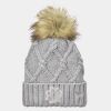 Faux Fur Pom Beanie Thumbnail