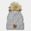 Faux Fur Pom Beanie Thumbnail
