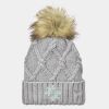 Faux Fur Pom Beanie Thumbnail