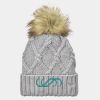 Faux Fur Pom Beanie Thumbnail