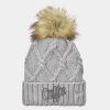 Faux Fur Pom Beanie Thumbnail