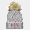 Faux Fur Pom Beanie Thumbnail