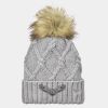 Faux Fur Pom Beanie Thumbnail